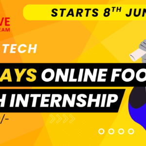 45 Days Food Tech Online Project Based Internship