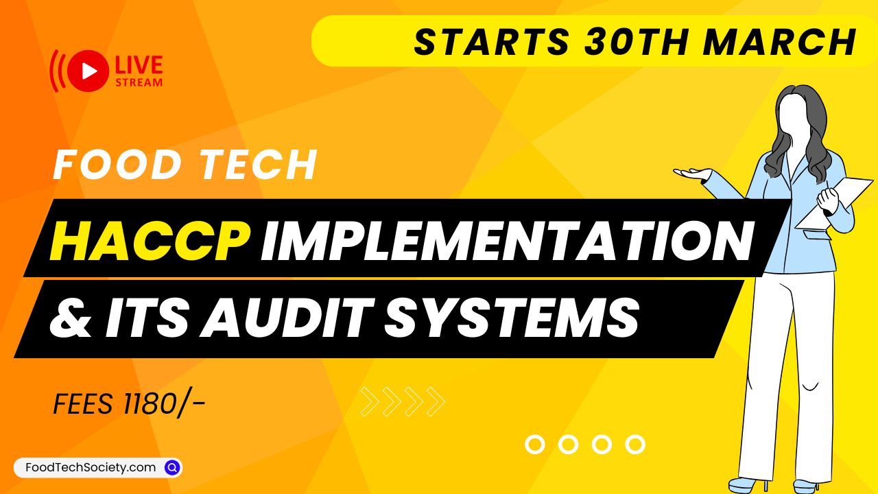 HACCP Implementation & Its Audit systems