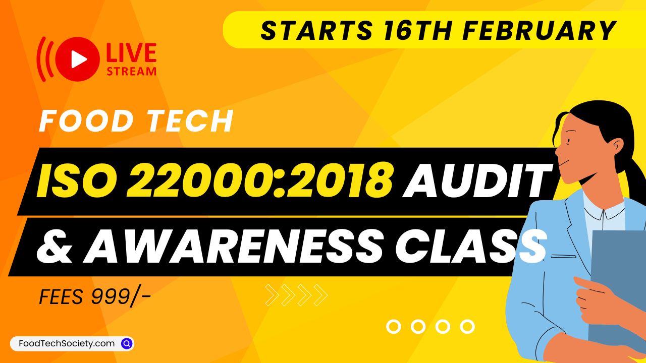 ISO 22000:2018 Awareness & Audit Training