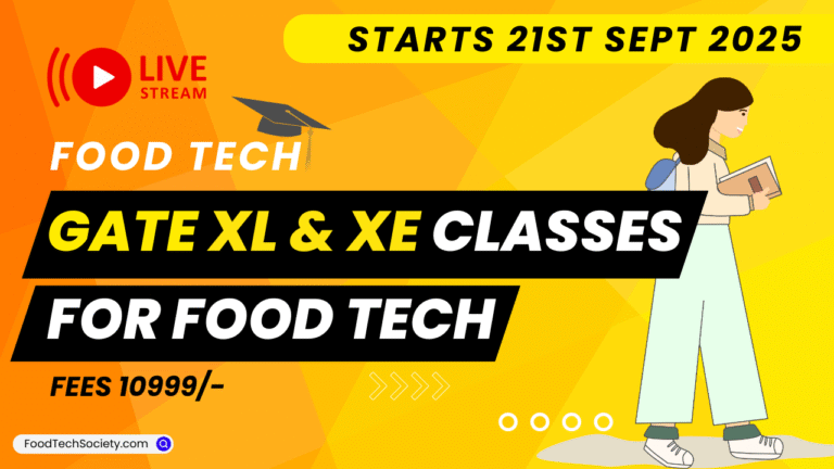GATE XL & XE Preparation Classes 2026