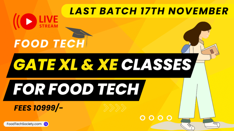 GATE XL & XE Preparation Classes 2026